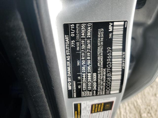 2015 MERCEDES-BENZ GLK 350 4M - WDCGG8JB7FG396639