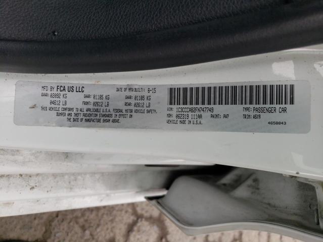 2015 CHRYSLER 200 LIMITE - 1C3CCCAB2FN747749