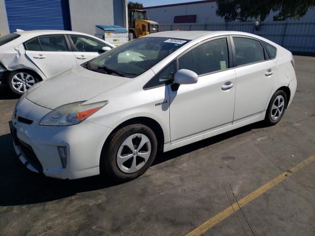 TOYOTA PRIUS 2015 white  hybrid engine JTDKN3DU7F1991905 photo #1