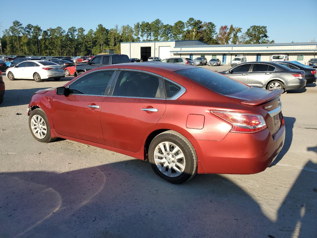 NISSAN ALTIMA 2.5 2013 red sedan 4d gas 1N4AL3AP2DN540540 photo #3