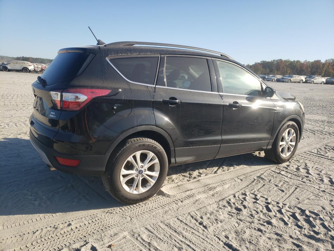 FORD ESCAPE SEL 2018 black  gas 1FMCU9HD2JUA51213 photo #4