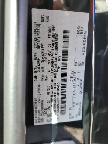 VIN 1FMCU9J90HUB58406 2017 Ford Escape, Titanium no.14