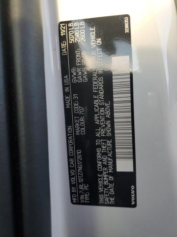2022 VOLVO S60 B5 MOM 7JRL12TZ7NG172610
