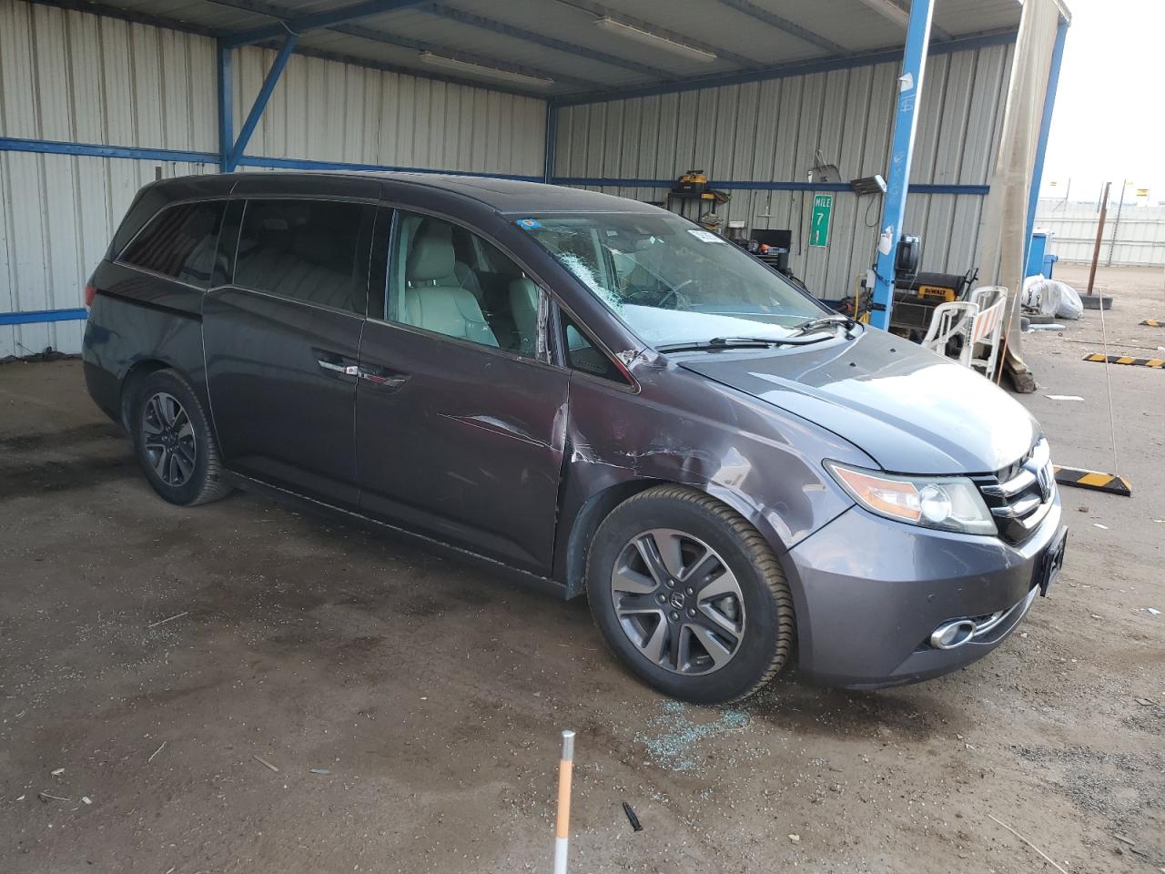 Lot #2926509367 2015 HONDA ODYSSEY TO