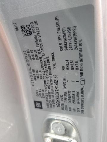 2017 CHEVROLET COLORADO - 1GCHSBEN7H1282138