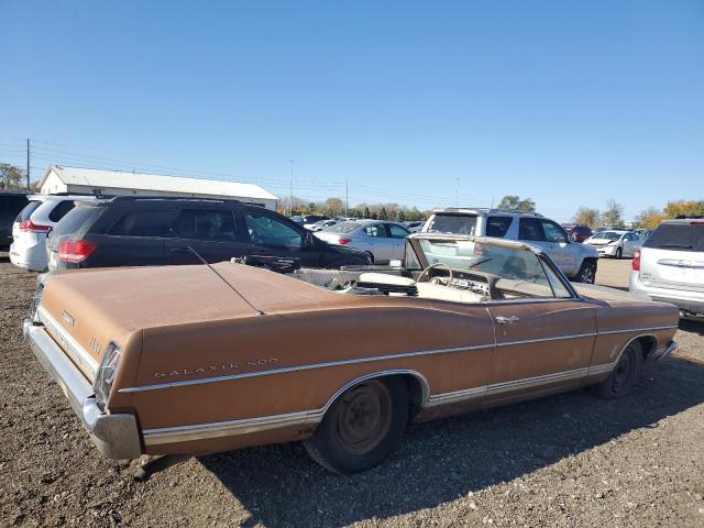 FORD GALAXY 500 1967 tan   7G57H195470 photo #4