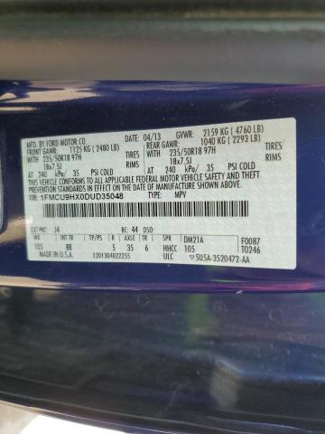 VIN 1FMCU9HX0DUD35048 2013 Ford Escape, Sel no.13