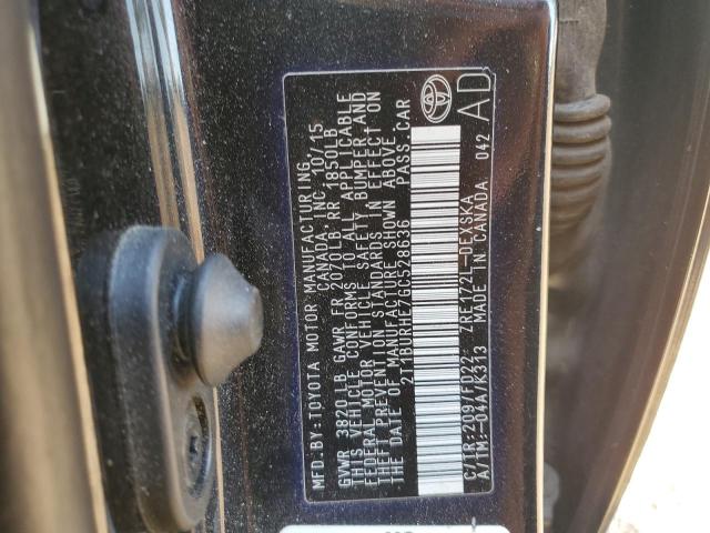 2016 TOYOTA COROLLA L - 2T1BURHE7GC528636