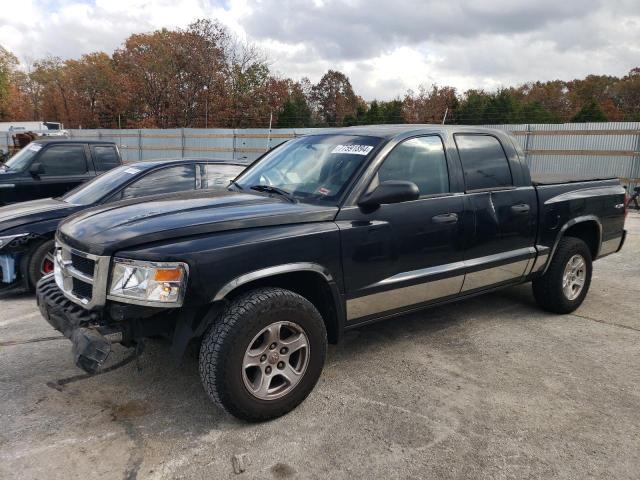 DODGE DAKOTA QUA 2008 black crew pic gas 1D7HW48KX8S594178 photo #1