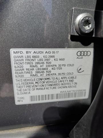 VIN WA1LAAF75HD058396 2017 AUDI Q7 no.13