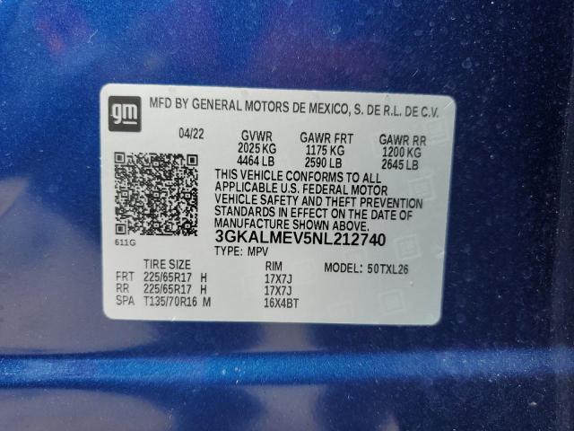 2022 GMC TERRAIN SL - 3GKALMEV5NL212740