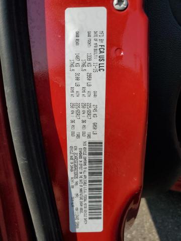 2016 DODGE GRAND CARA - 2C4RDGEG8GR233635