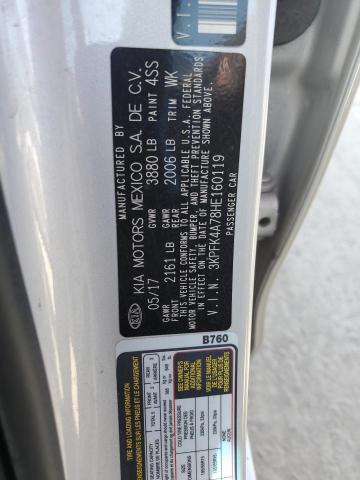 2017 KIA FORTE LX - 3KPFK4A78HE160119