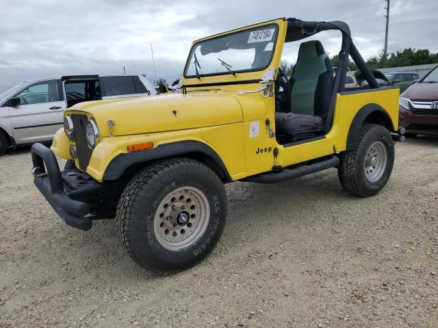 JEEP JEEP CJ7 1983 yellow  gas 1JCCM87AXDT028695 photo #1