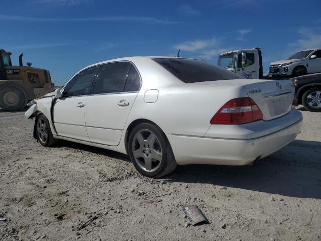 LEXUS LS 430 2005 white  gas JTHBN36F550178743 photo #3