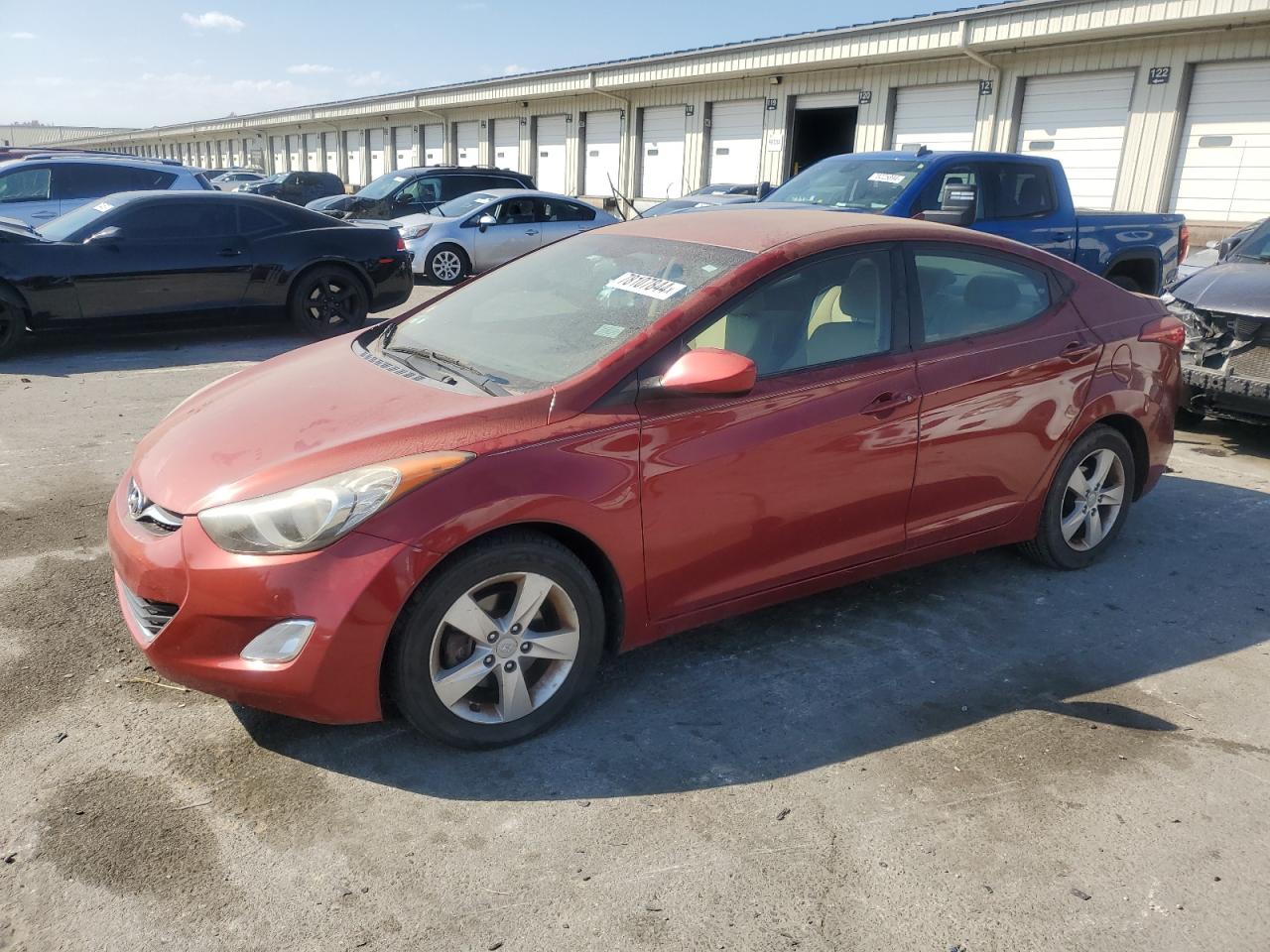 Lot #2986401168 2013 HYUNDAI ELANTRA GL