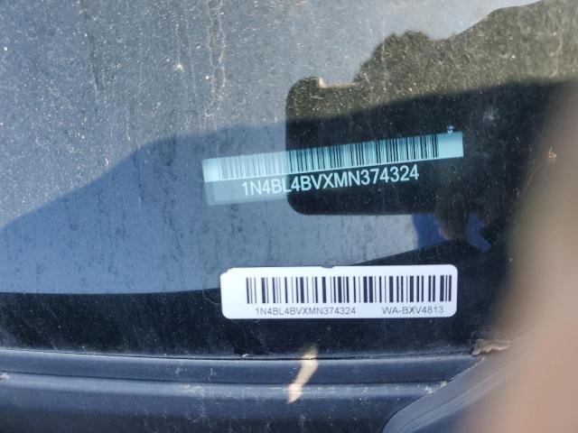 2021 NISSAN ALTIMA S - 1N4BL4BVXMN374324