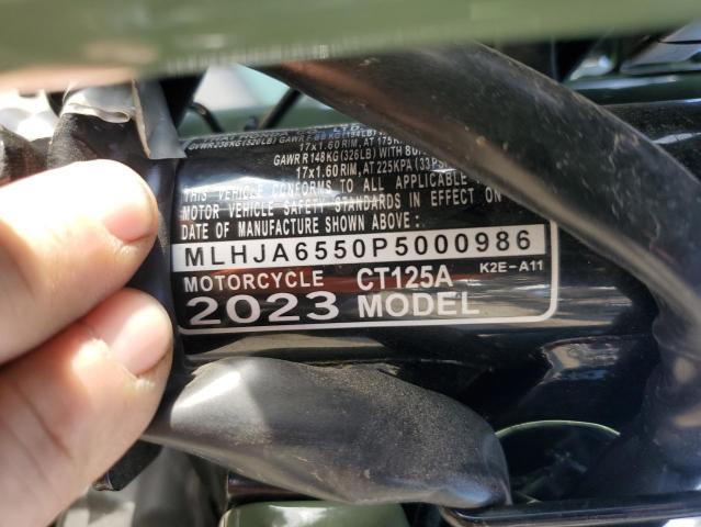2023 HONDA CT125 A MLHJA6550P5000986