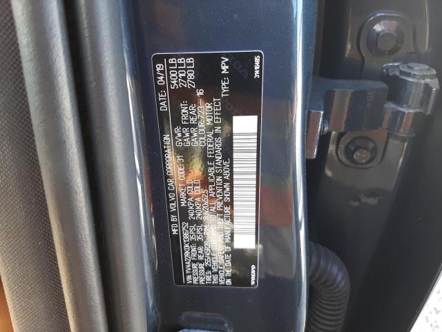 2019 VOLVO XC60 T6 YV4A22RK0K1386752