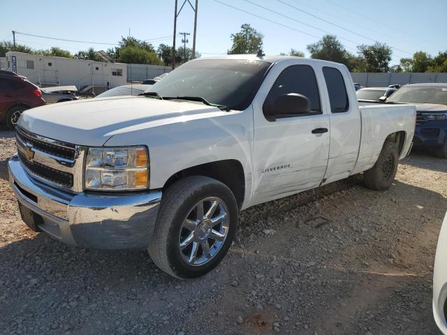 CHEVROLET SILVERADO 2012 white 4dr ext gas 1GCRCSEA6CZ269910 photo #1