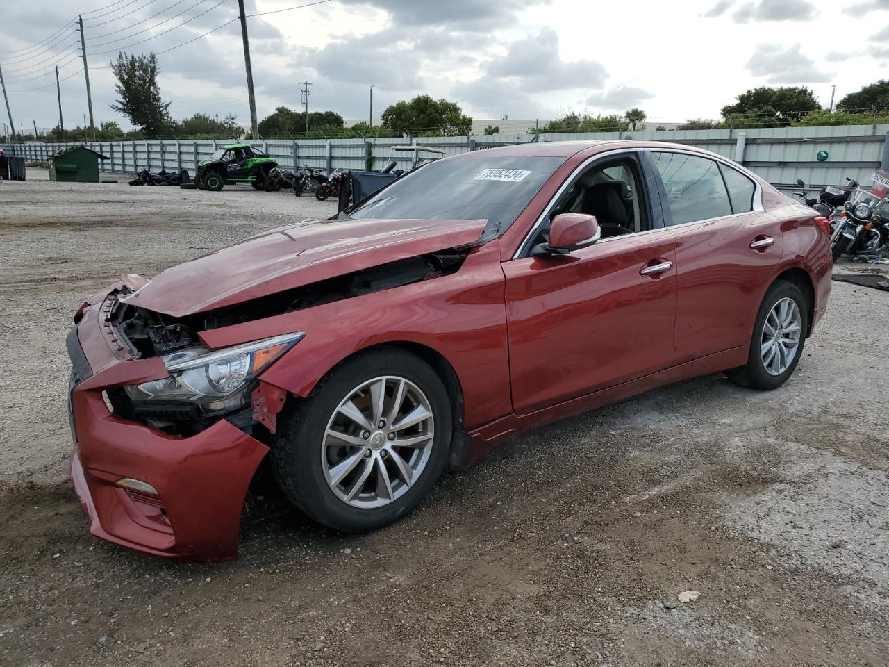 Lot #2911508648 2015 INFINITI Q50 BASE