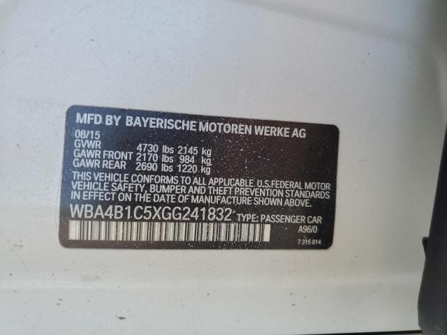 VIN WBA4B1C5XGG241832 2016 BMW 4 Series, 435 I Gran... no.12