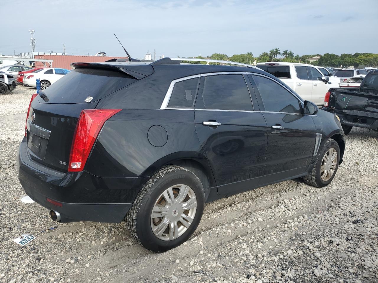 CADILLAC SRX LUXURY 2014 black  gas 3GYFNBE3XES578529 photo #4