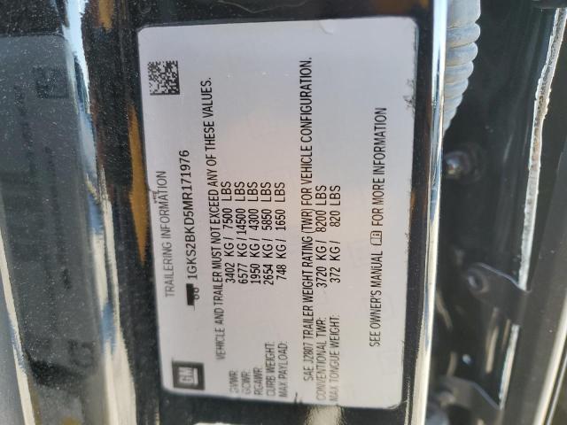 2021 GMC YUKON SLT - 1GKS2BKD5MR171976