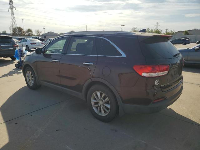 KIA SORENTO LX 2016 maroon 4dr spor gas 5XYPG4A36GG081214 photo #3