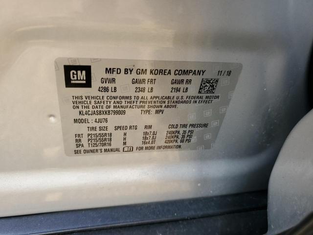 2019 BUICK ENCORE PRE - KL4CJASBXKB799009