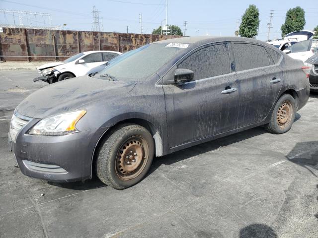 NISSAN SENTRA S 2015 charcoal sedan 4d gas 3N1AB7AP2FY296160 photo #1