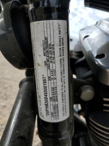 2009 VICTORY MOTORCYCLES HAMMER 5VPHB36D493001867