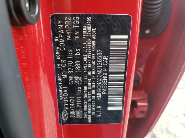 2021 HYUNDAI VENUE SEL - KMHRC8A33MU126532