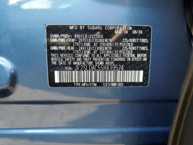 2025 SUBARU FORESTER JF2SLDAC5SH439524