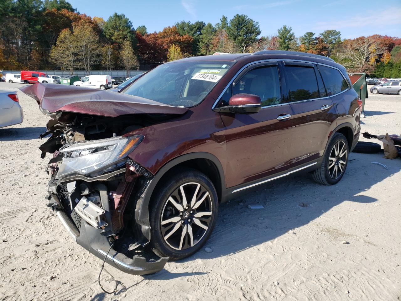 Lot #2969900006 2021 HONDA PILOT ELIT