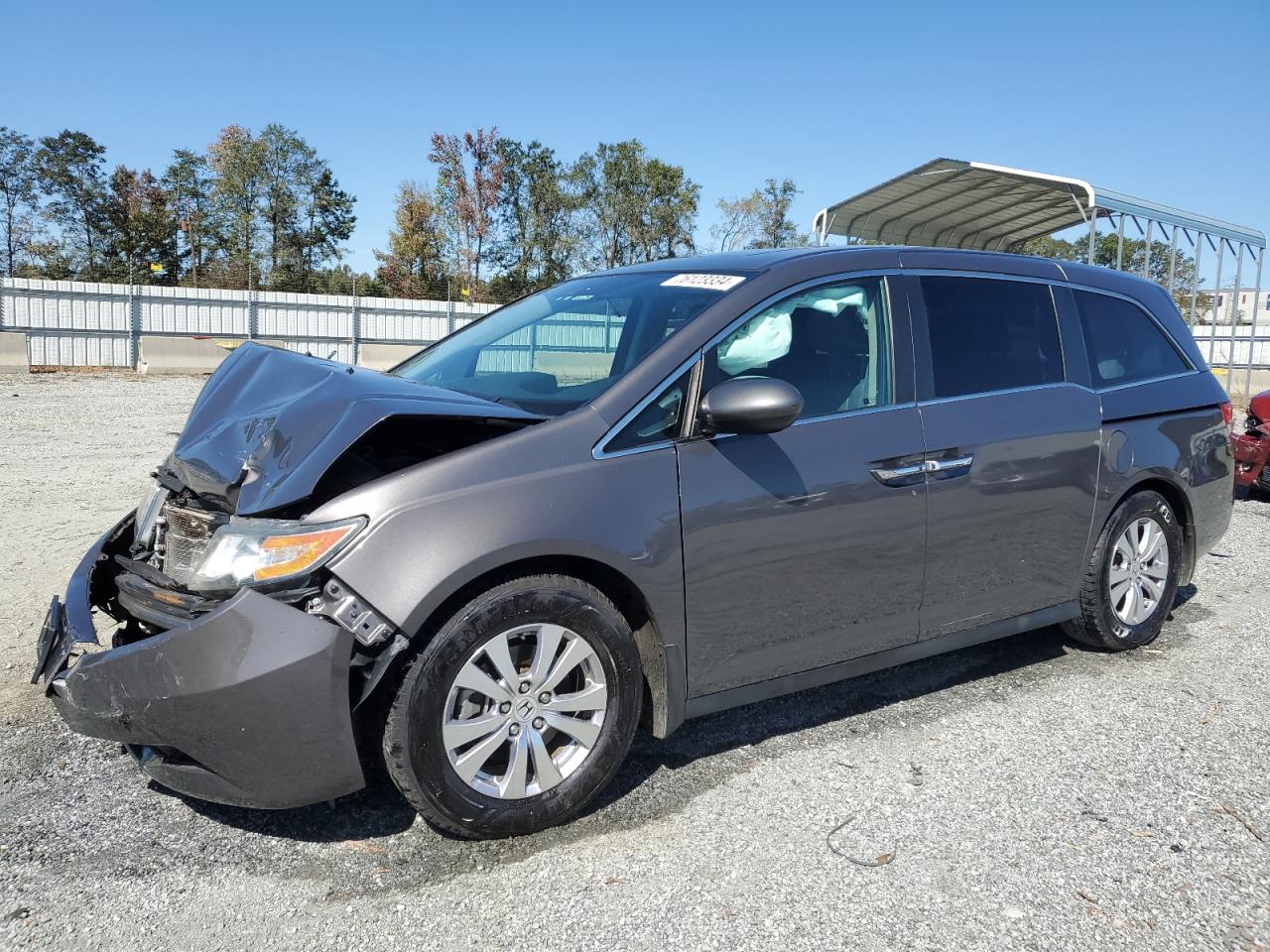 Lot #2954941199 2016 HONDA ODYSSEY EX