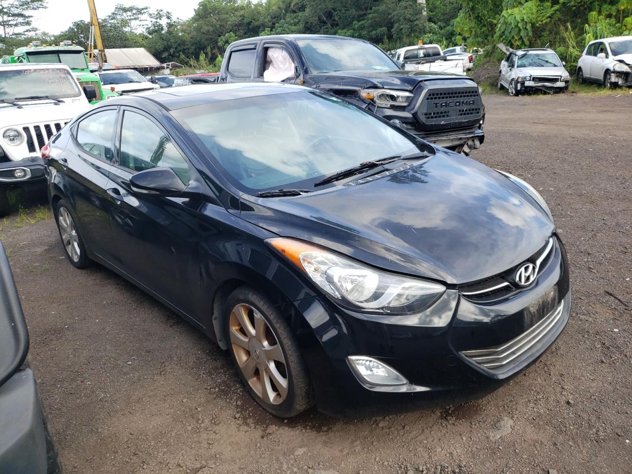 Lot #2976799757 2013 HYUNDAI ELANTRA GL