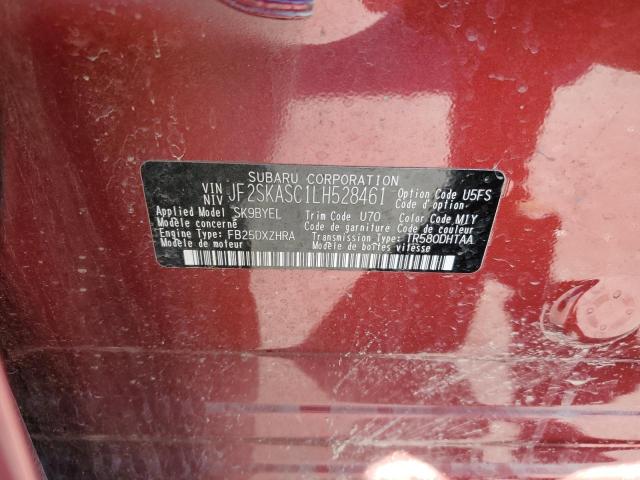 2020 SUBARU FORESTER L - JF2SKASC1LH528461