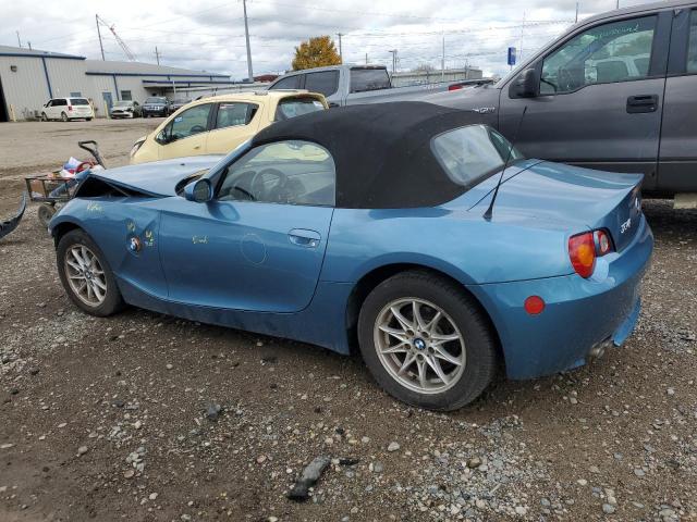 BMW Z4 2.5 2003 blue  gas 4USBT33443LR64632 photo #3