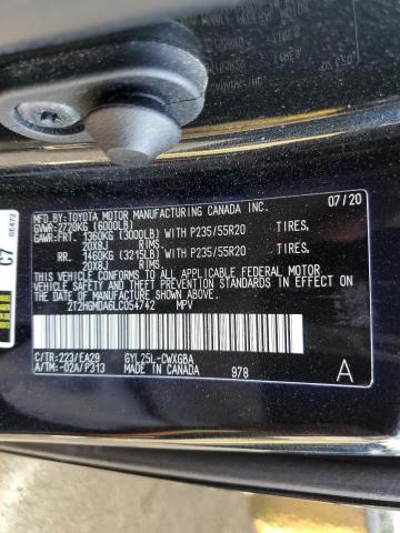 2020 LEXUS RX 450H 2T2HGMDA6LC054742