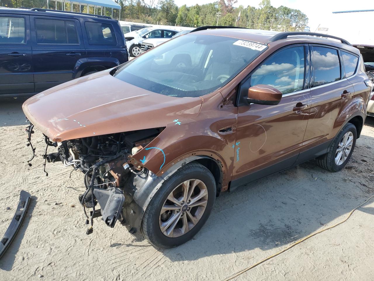 Lot #2895411402 2017 FORD ESCAPE SE