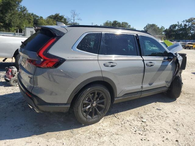 HONDA CR-V SPORT 2024 gray  hybrid engine 5J6RS6H57RL030476 photo #4