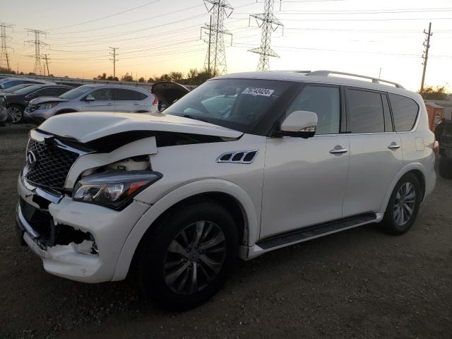 INFINITI QX80 BASE 2017 white  gas JN8AZ2NE2H9151833 photo #1