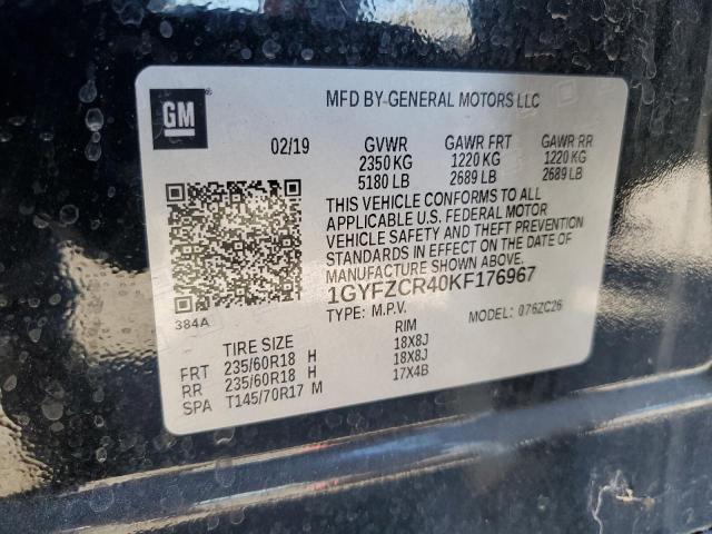 2019 CADILLAC XT4 1GYFZCR40KF176967