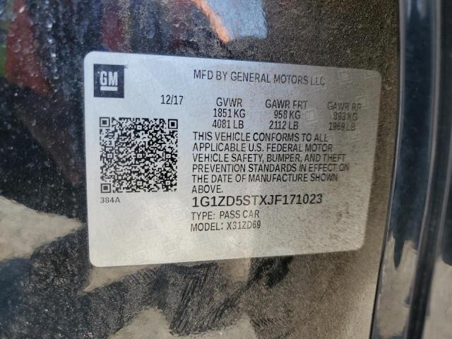 2018 CHEVROLET MALIBU LT - 1G1ZD5STXJF171023
