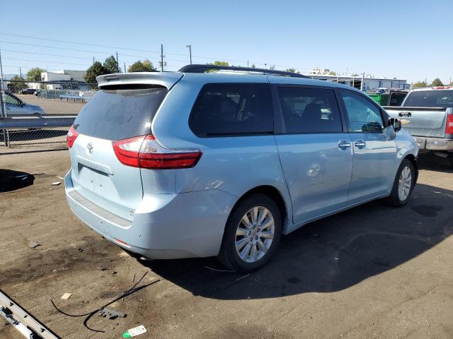 TOYOTA SIENNA XLE 2015 blue sports v gas 5TDDK3DC5FS103647 photo #4