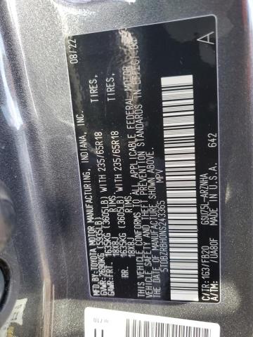 2022 TOYOTA HIGHLANDER - 5TDBZRBH0NS243365