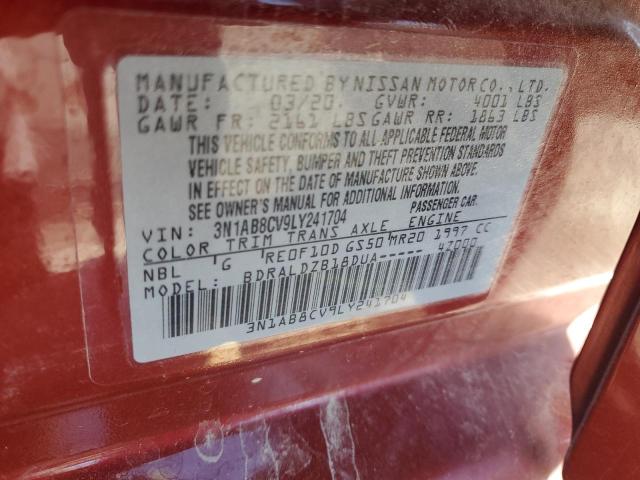 2020 NISSAN SENTRA SV - 3N1AB8CV9LY241704
