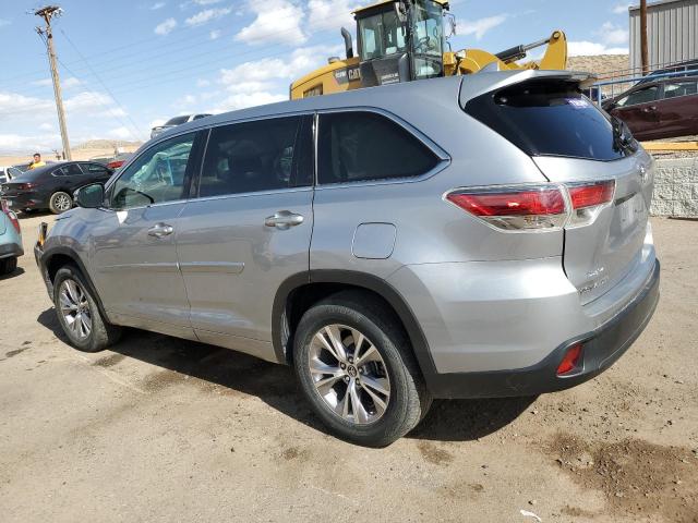 TOYOTA HIGHLANDER 2016 silver  gas 5TDZKRFH9GS178581 photo #3