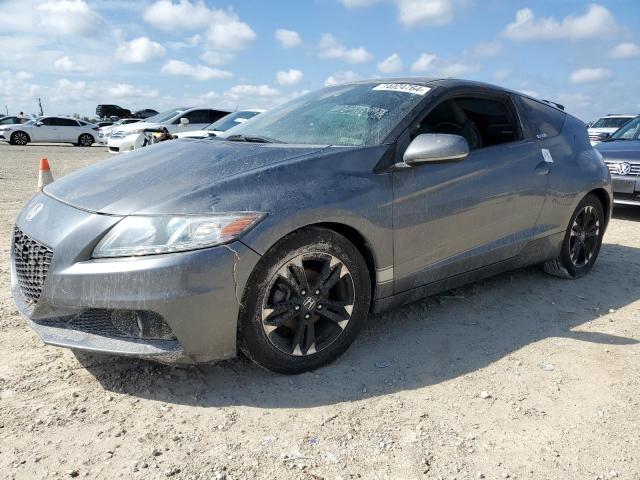 HONDA CR-Z EX 2015 gray  hybrid engine JHMZF1D64FS001867 photo #1